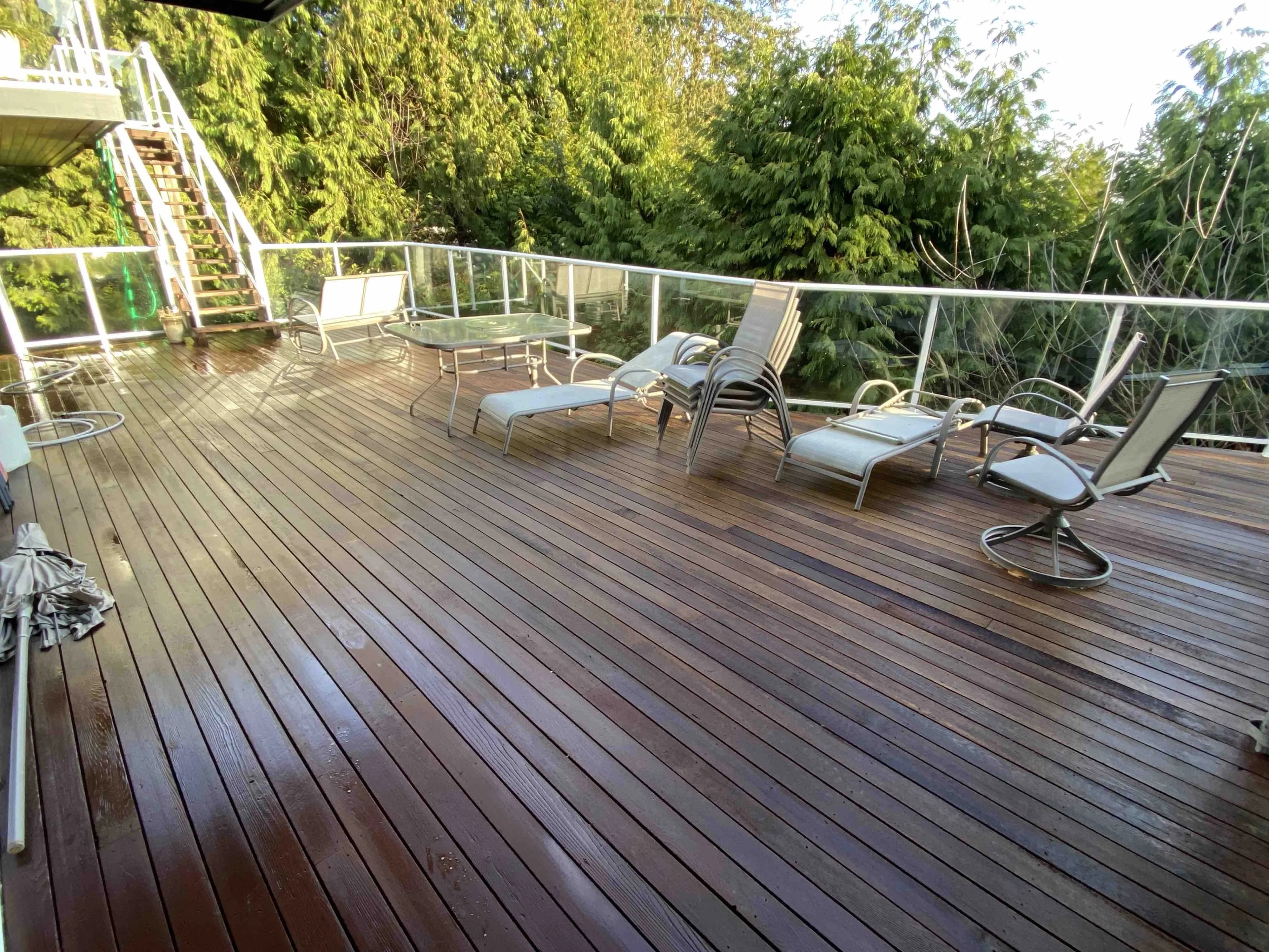 After Deck Cleaning