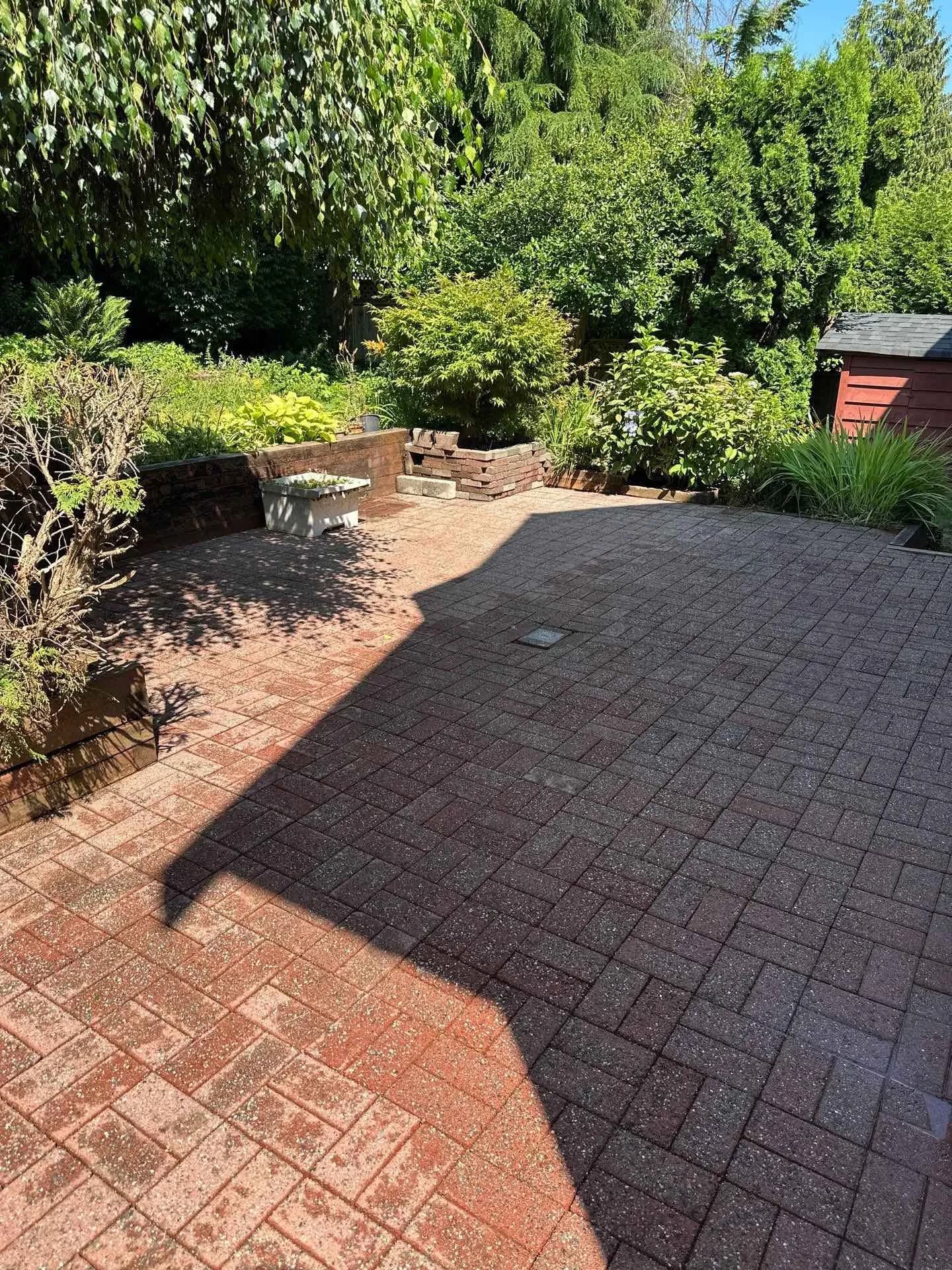 After Patio Pressure Washing